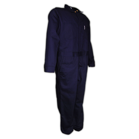 MAGID 3540 Arc-Rated 9 Oz. 100% Fr Cotton Coveralls, Large 3540NV-L